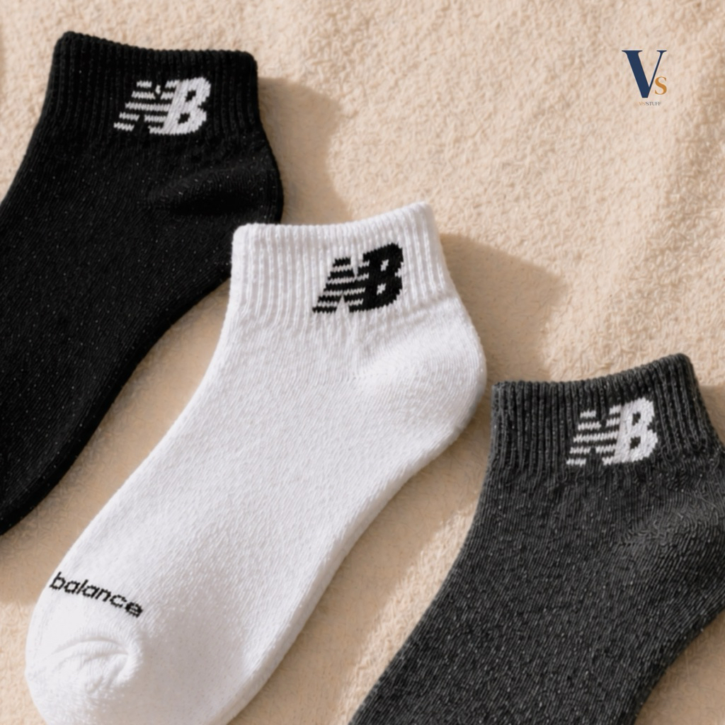 Kualitas Super Kaos Kaki Nb Mata Kaki Unisex Pria Wanita Old School Athletic Running Gym Sport Padel