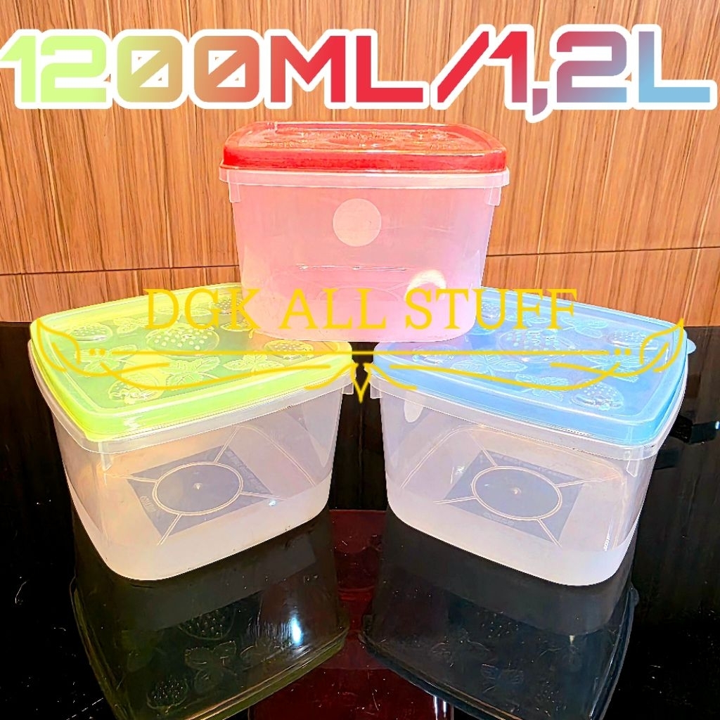 Toples Stoples Sealware Tempat Kotak Makan Ompreng Bekal Bontot Anak Kerja Segi Kue Kering Kerupuk M