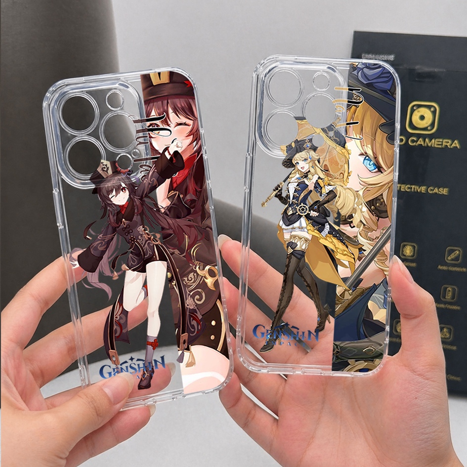 (15) Softcase Motif Genshin Glossy Clear Case For Vivo Y29 Y29S Y19S V7 Y38 Y39 Y100 V40 V50 V29 Z9X