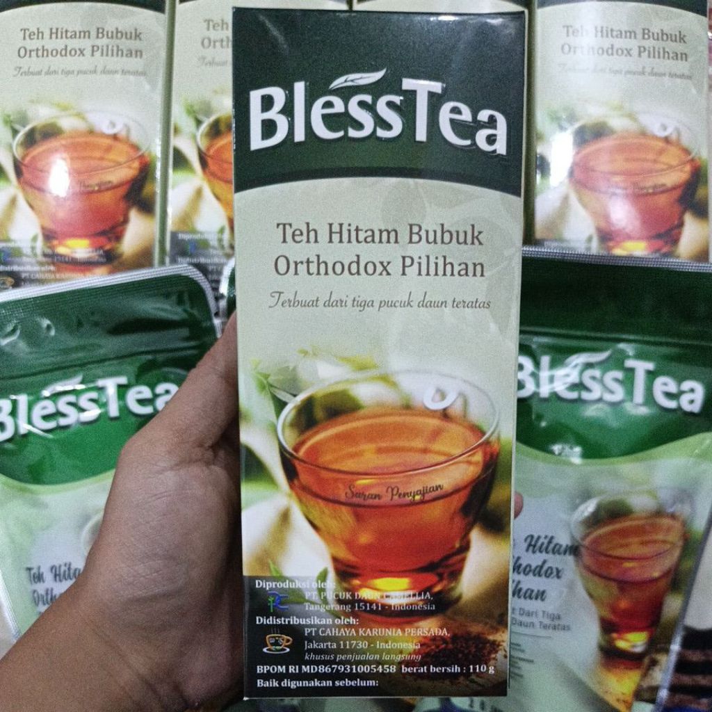 Blesstea Teh Hitam Ortodox Botol 110 Gr 100% Original