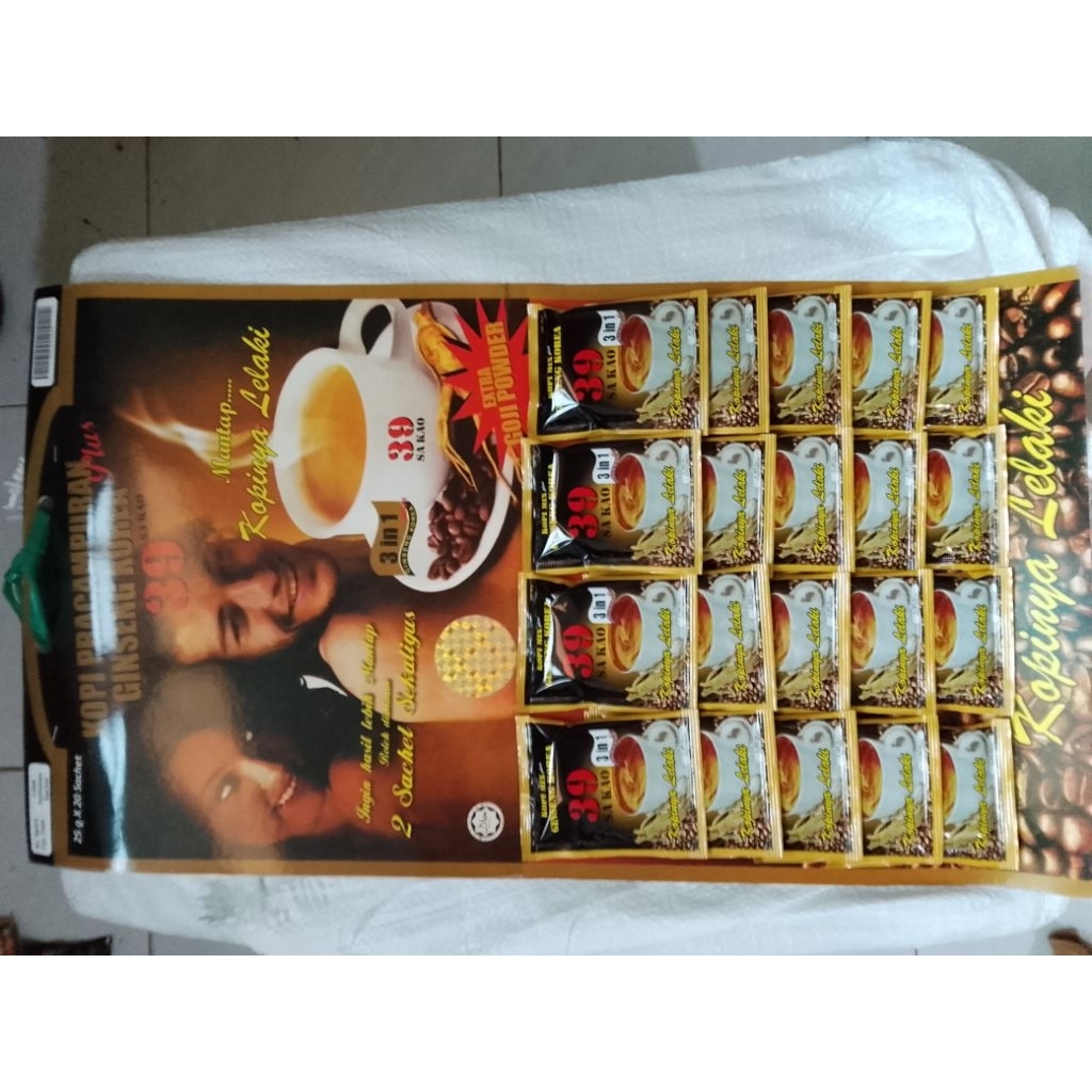 Perlengkapan Warkop isi 20 Bahan Bagus No 1