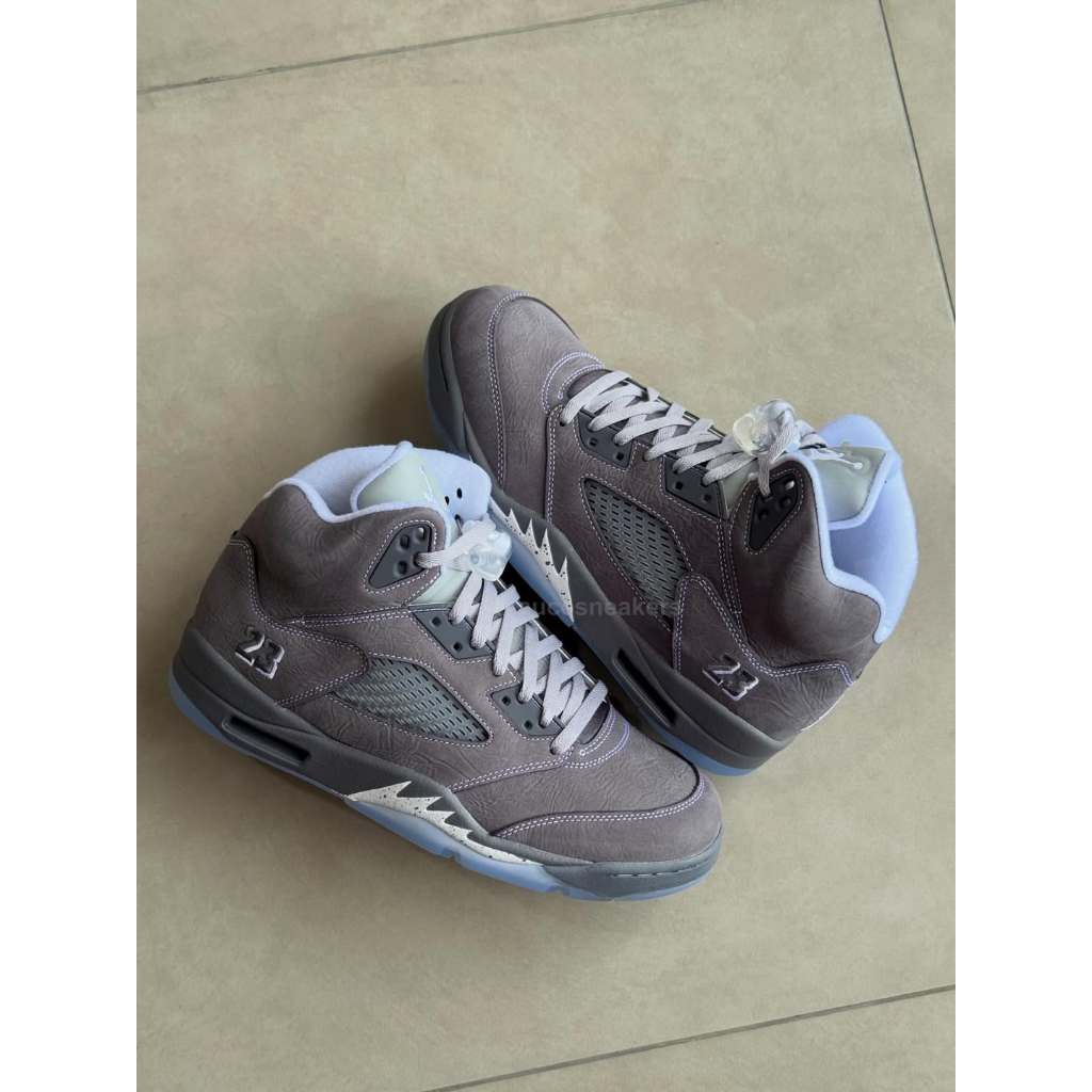 [Ready Stock] Air Jordan 5 Retro Wolf Grey - 100% Original Guaranteed