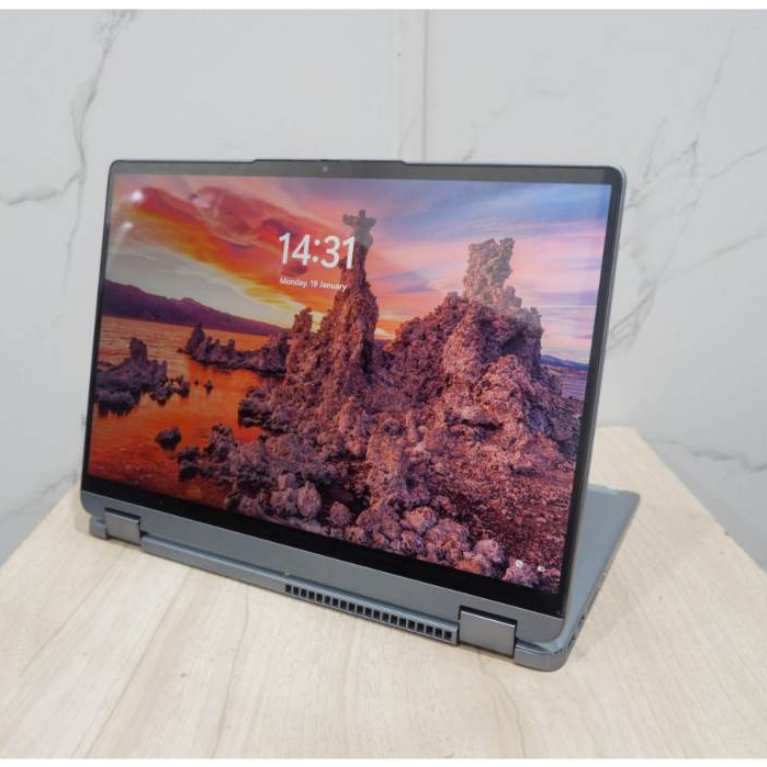 Lenovo Ideapad Flex 5 14ALC7 AMD Ryzen 3 5300U Ram 8Gb Ssd 512Gb Flip 360° Normal Siap Pakai - Lepto