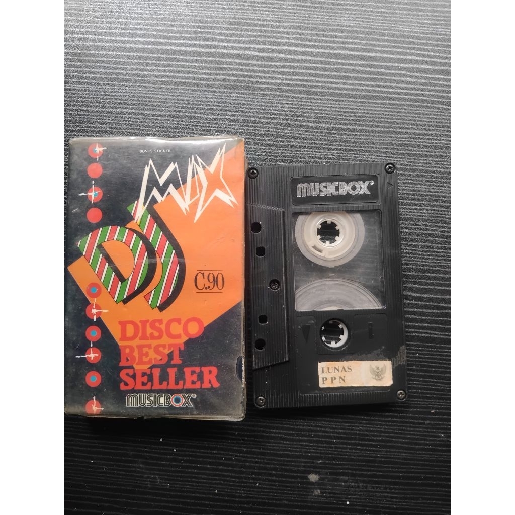 Kaset pita Music Box Disco Best seller - Kaset pita jadul original