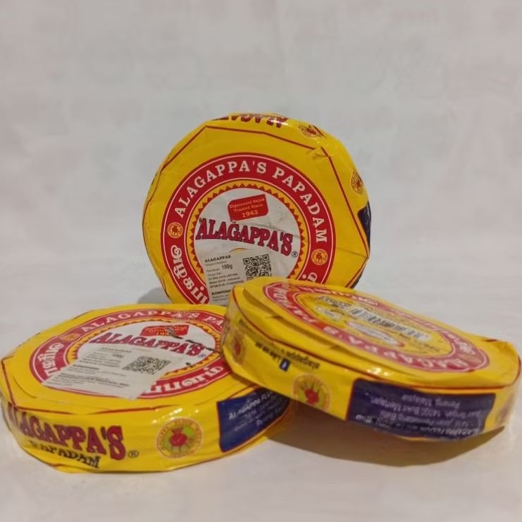 ALAGAPPAS PAPADAM, KEMASAN 100G