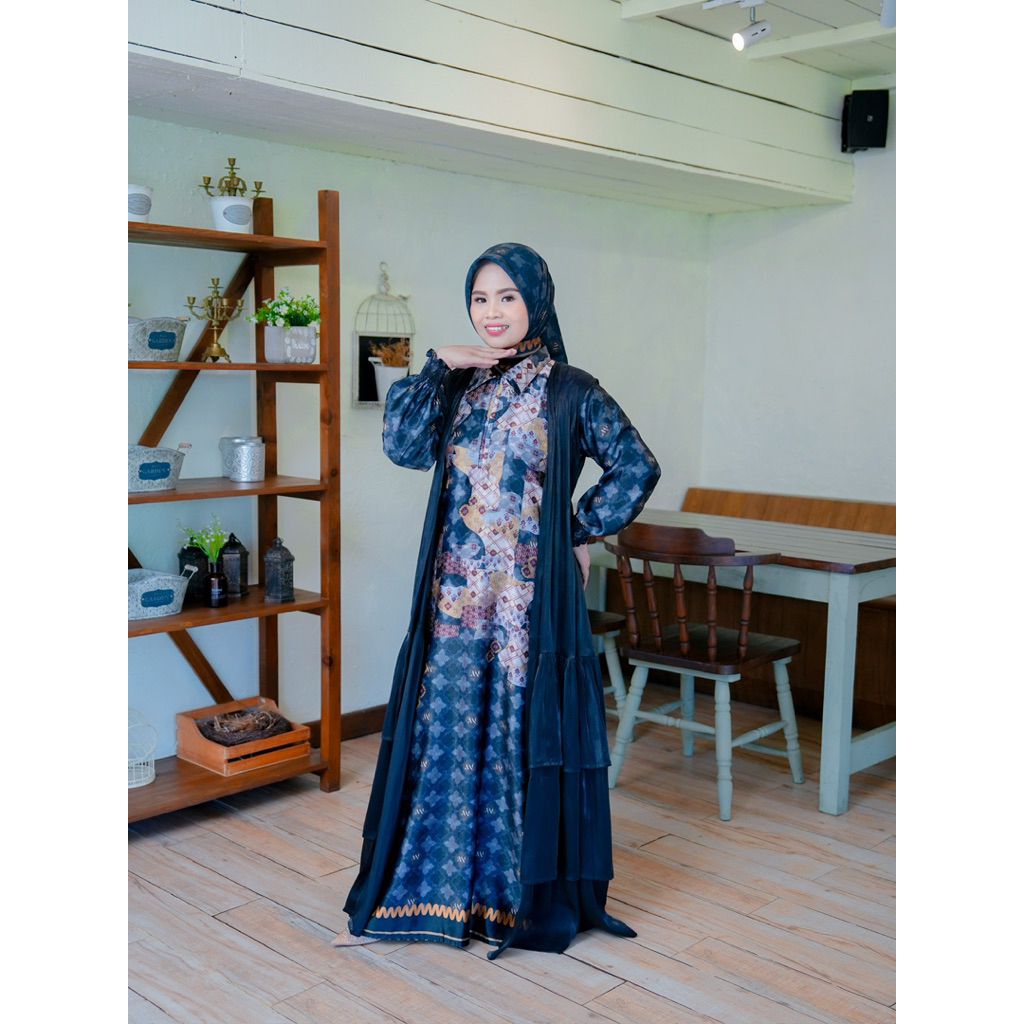 Arinna Mihrima Series  by Arinna hijab | Gamis Wanita | Gamis terbaru  | Maxmara Premium mix Shimmer