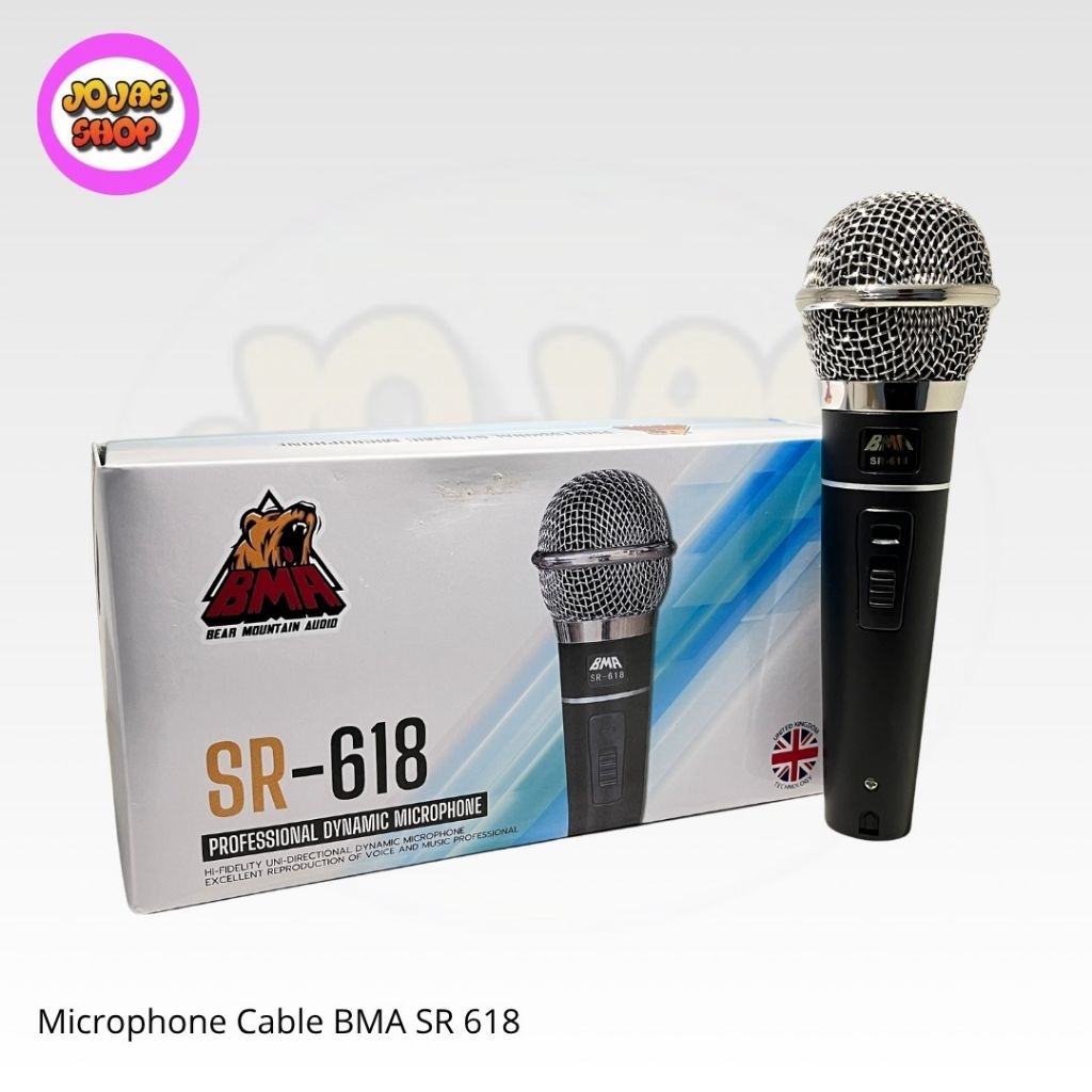 Microphone Dinamic BMA SR 618 mic cable vocal microfon bma sr618 original