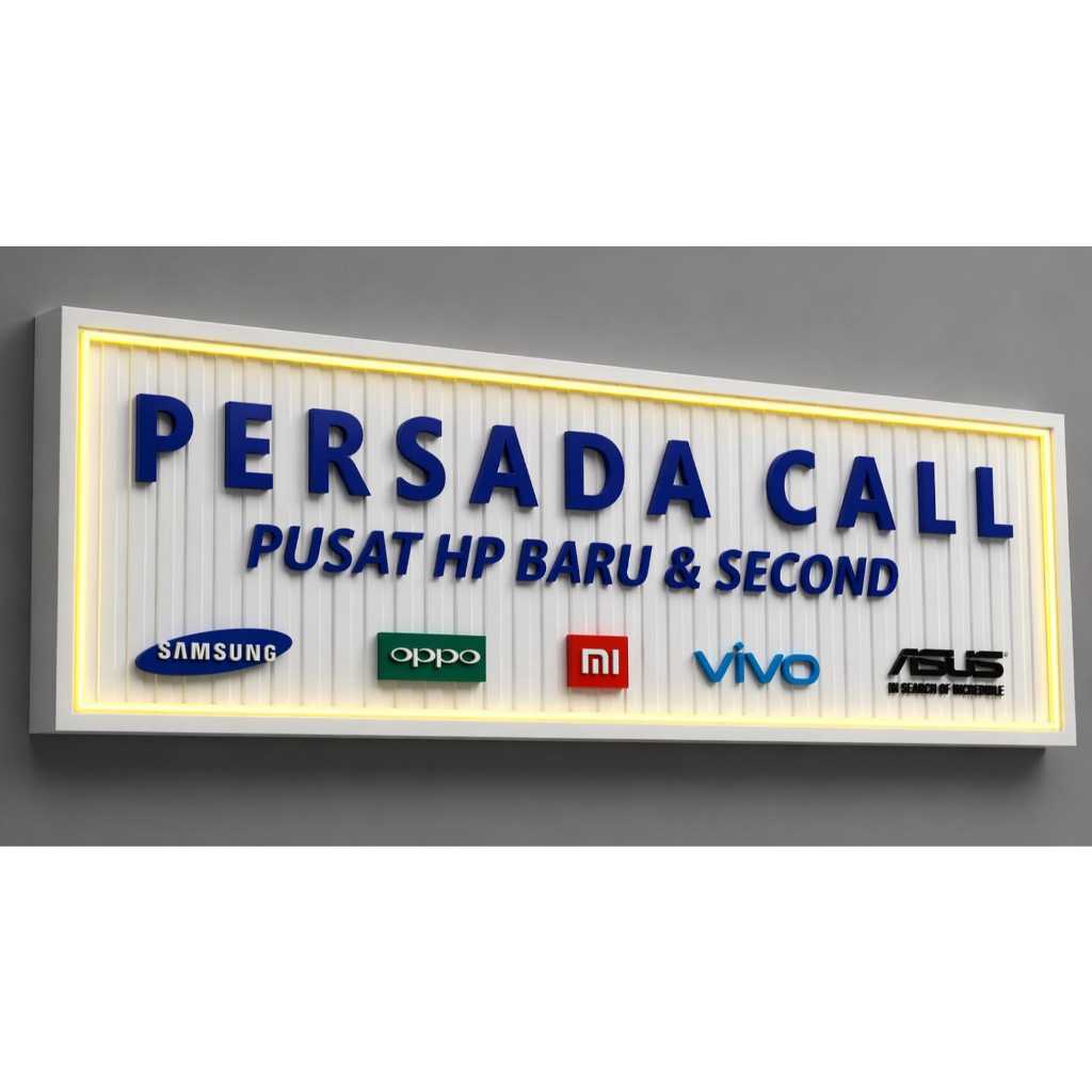 Neon box Papan Nama Reklame  Material berkwalitas