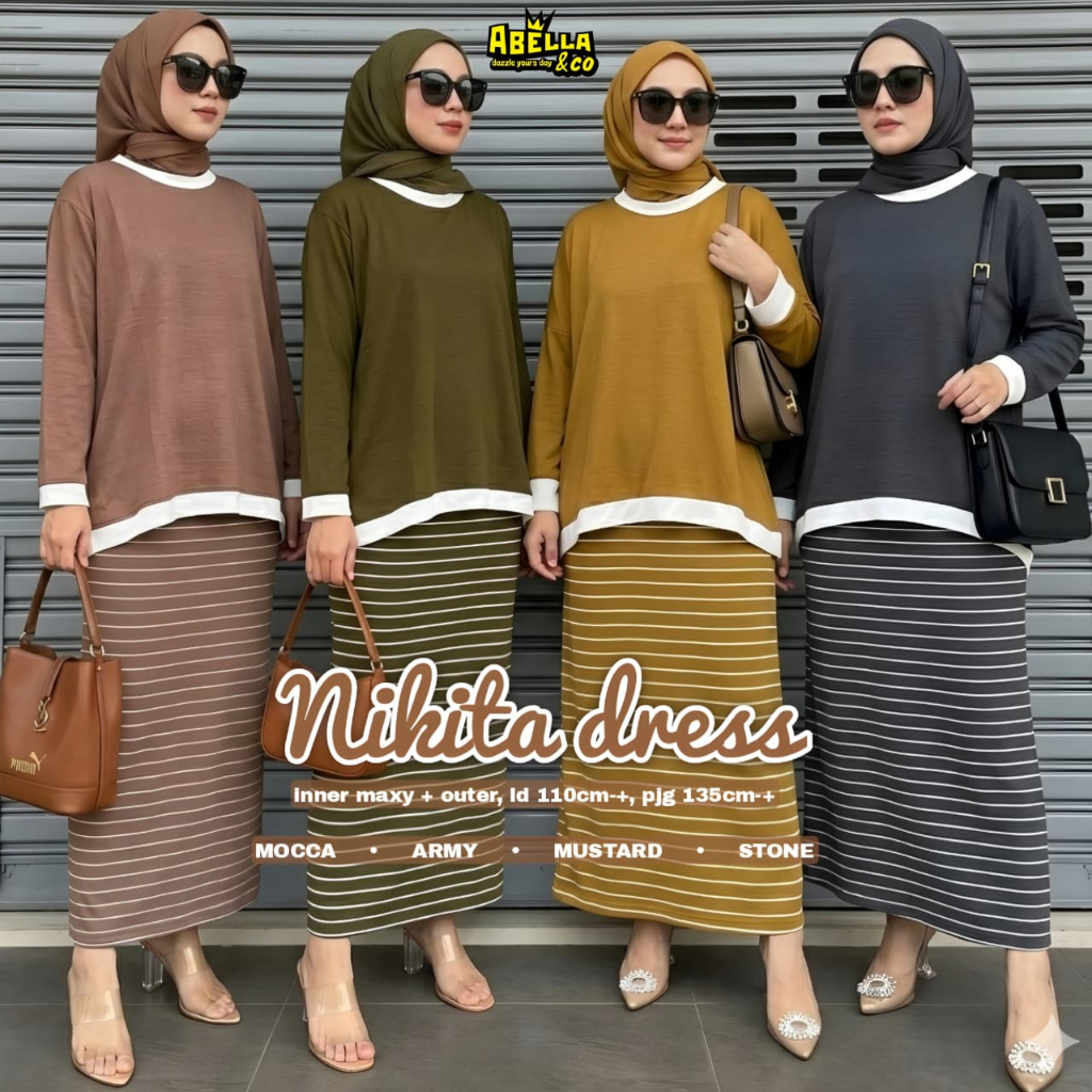 Pakaian Wanita HQ NIKITA SET From AbELLA FASHION STORE