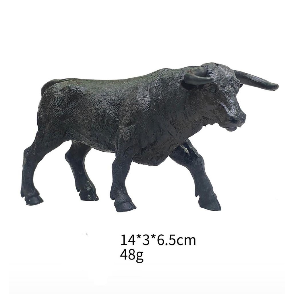 Miniatur hewan banteng - mainan anak hewan simulasi banteng animal toys figure