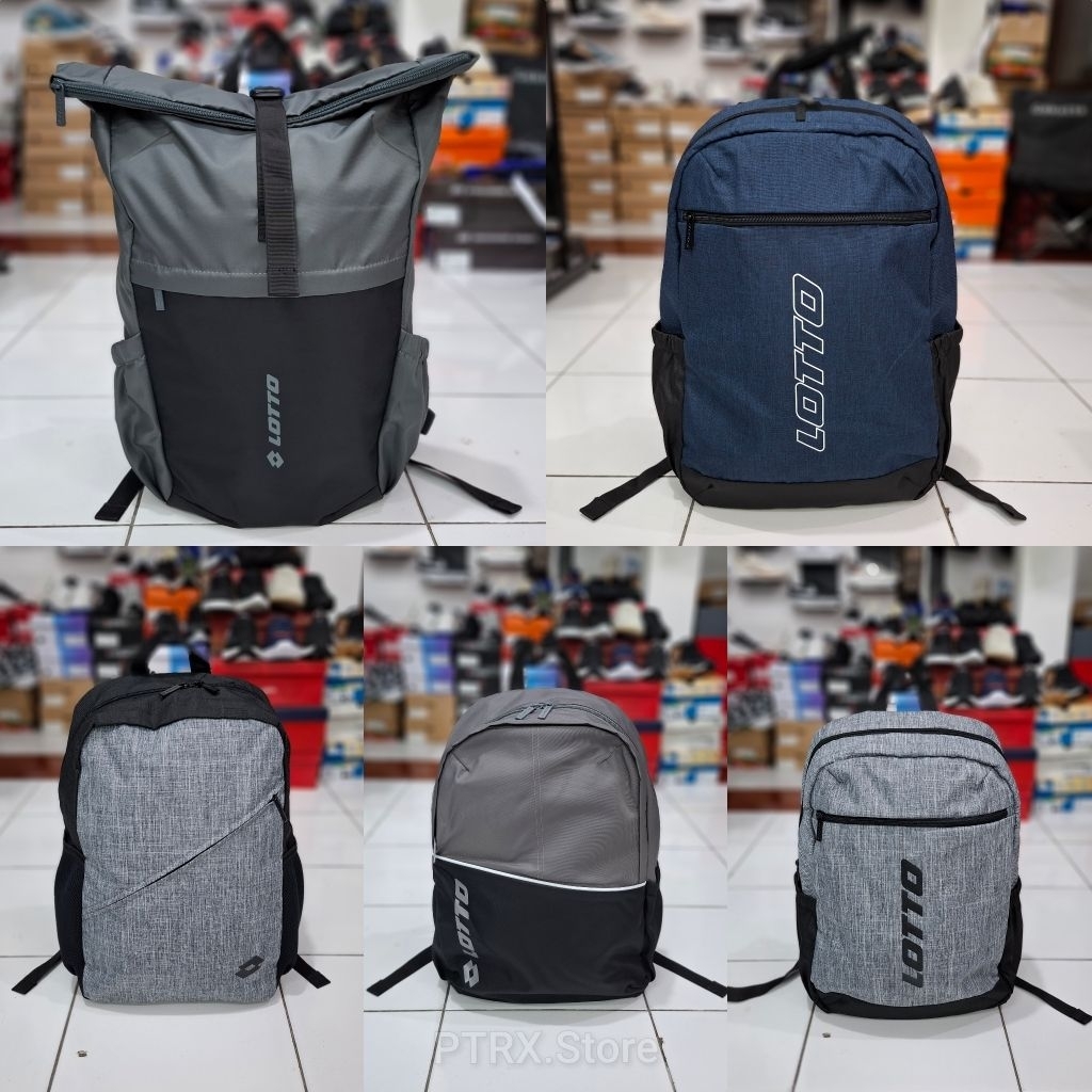 Lotto Backpack Original | Tas Punggung/Ransel