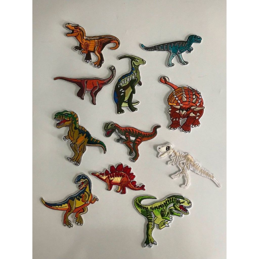 Patch Emblem Dinosaurus Aidan Mackey (+kertas lem)