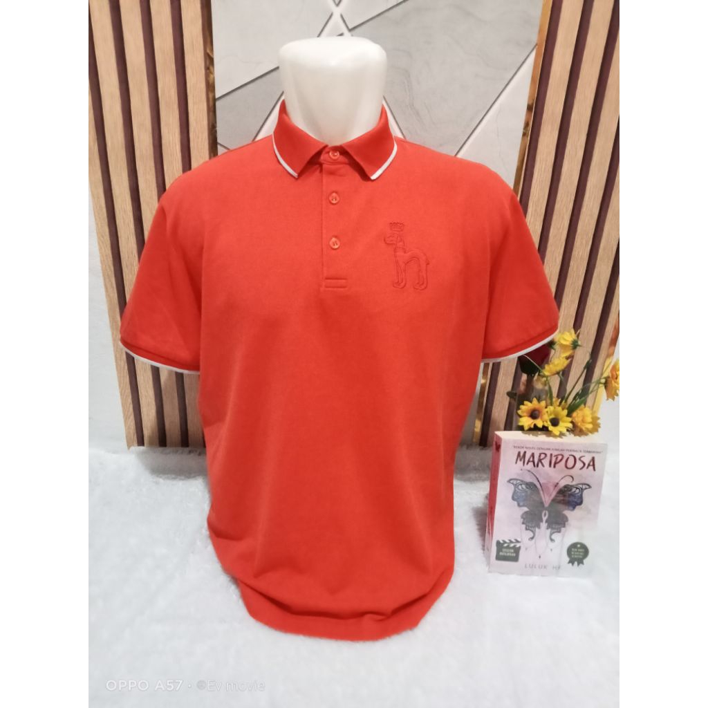 kaos kerah polo Hazzys golf jumbo