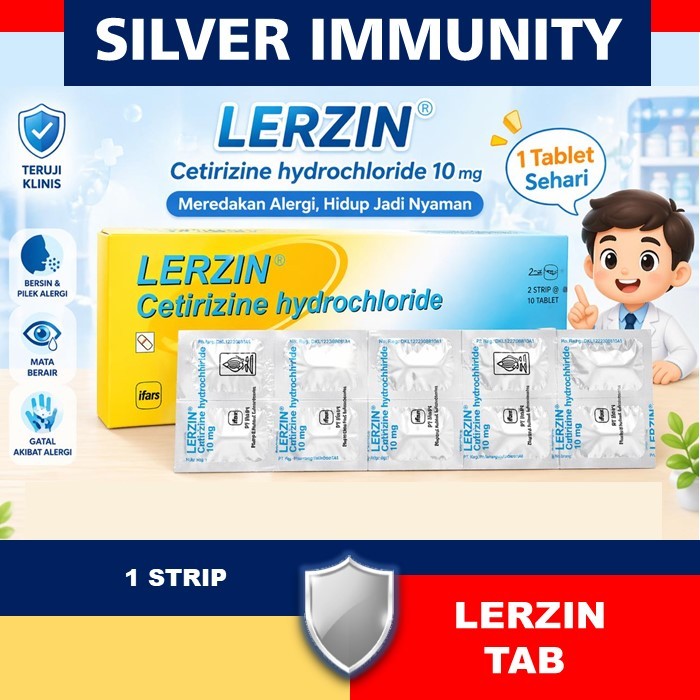 LERZIN STRIP 10 TABLET ANTI GATAL SUPLEMEN