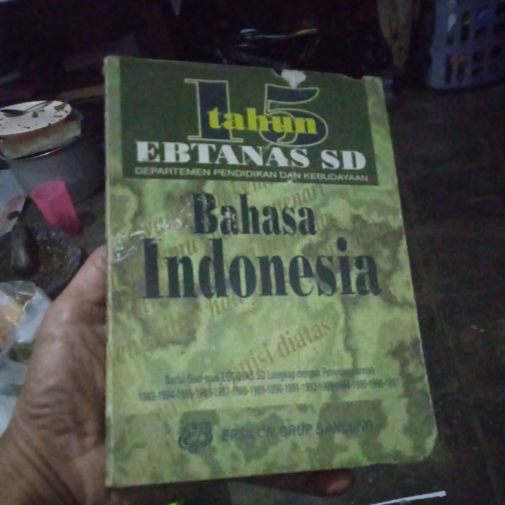 buku 15 tahun Ebtanas SD Bahasa Indonesia, buku original jadul
