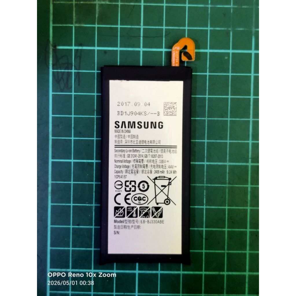 baterai samsung j330g / j3 pro ori copotan