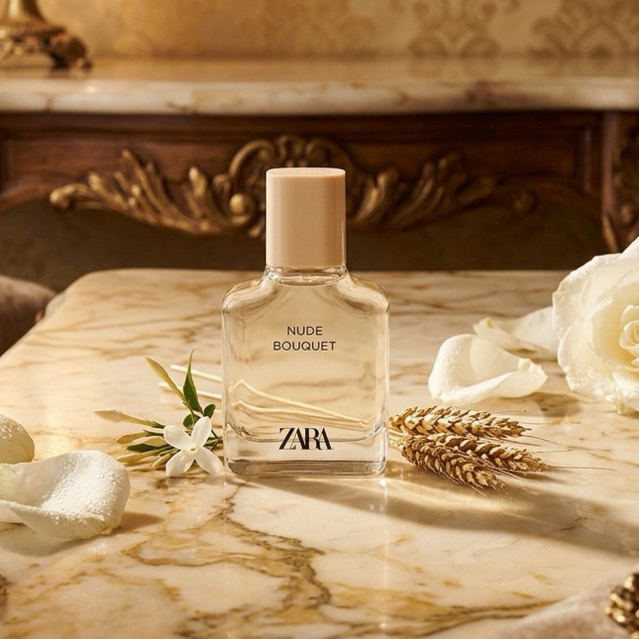 Parfum cewek zara nude bouquet 30ml tanpa box
