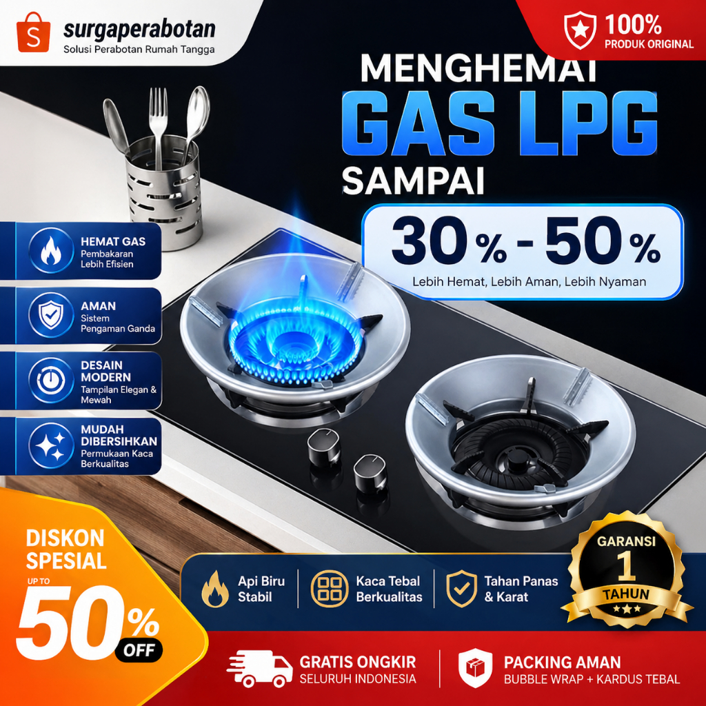 ( CLS ) Tatakan Kompor Stainless / Tatakan alas Kompor