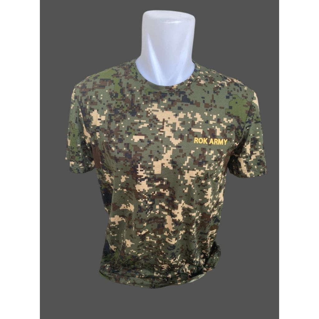 Kaos Camo Loreng Digital Granit ROKA Republik Of Korea Army Tentara Korea Selatan Like New (41)
