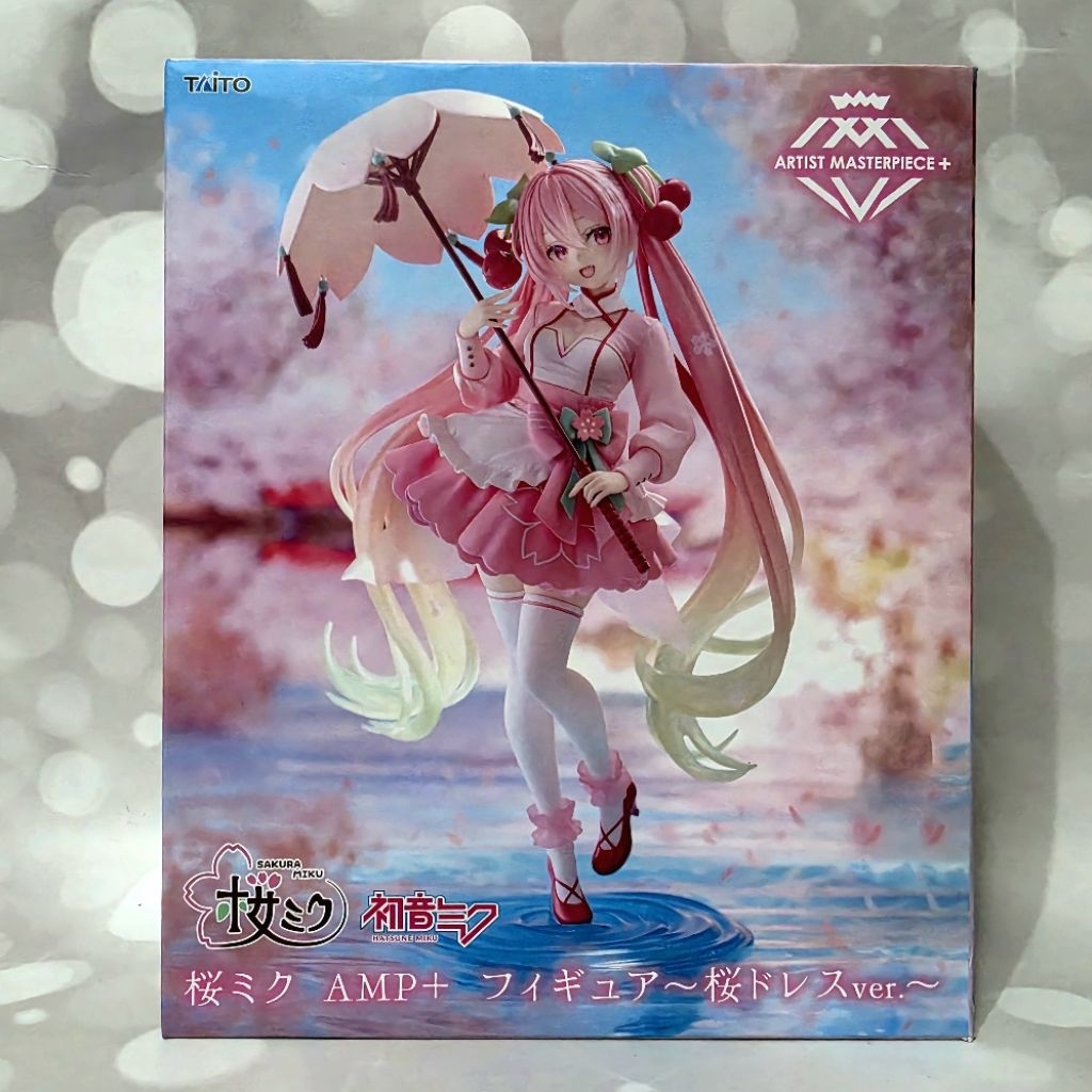 Taito Artist Masterpiece Plus AMP+ Figure Hatsune Miku Sakura Dress Ver