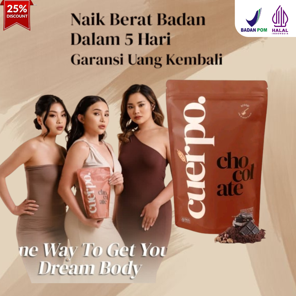 paket 2 susu cuerpo penggemuk badan halal bpom