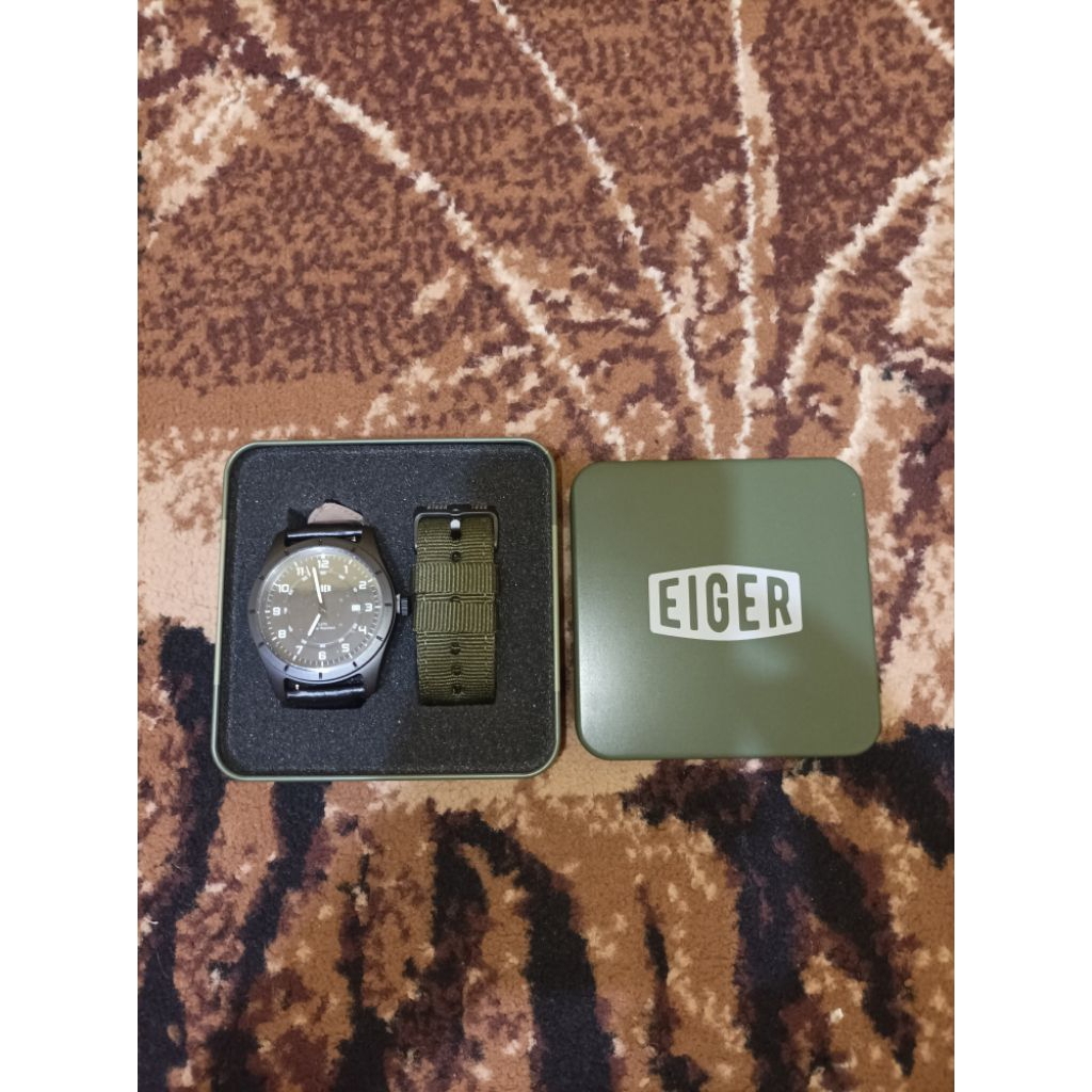 Jam Tangan Eiger Mortsel 2.0 Black Analog Watch