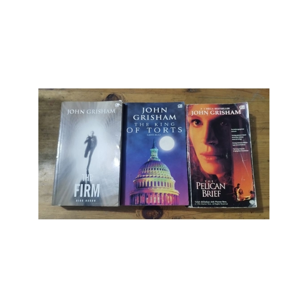 [KOLEKSI NOVEL JOHN GRISHAM] Pelican Brief | King of Torts | The Firm | Ford County