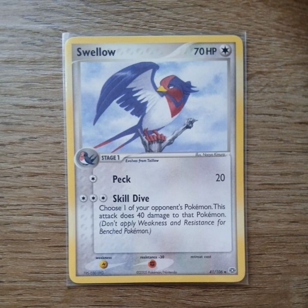 POKEMON SWELLOW EMERALD NON FOIL SINGLES