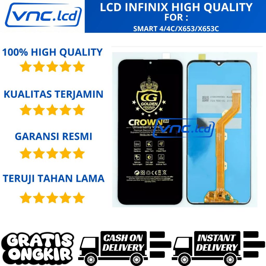 LCD INFINIX SMART 4/4C/X653/X653C ORIGINAL