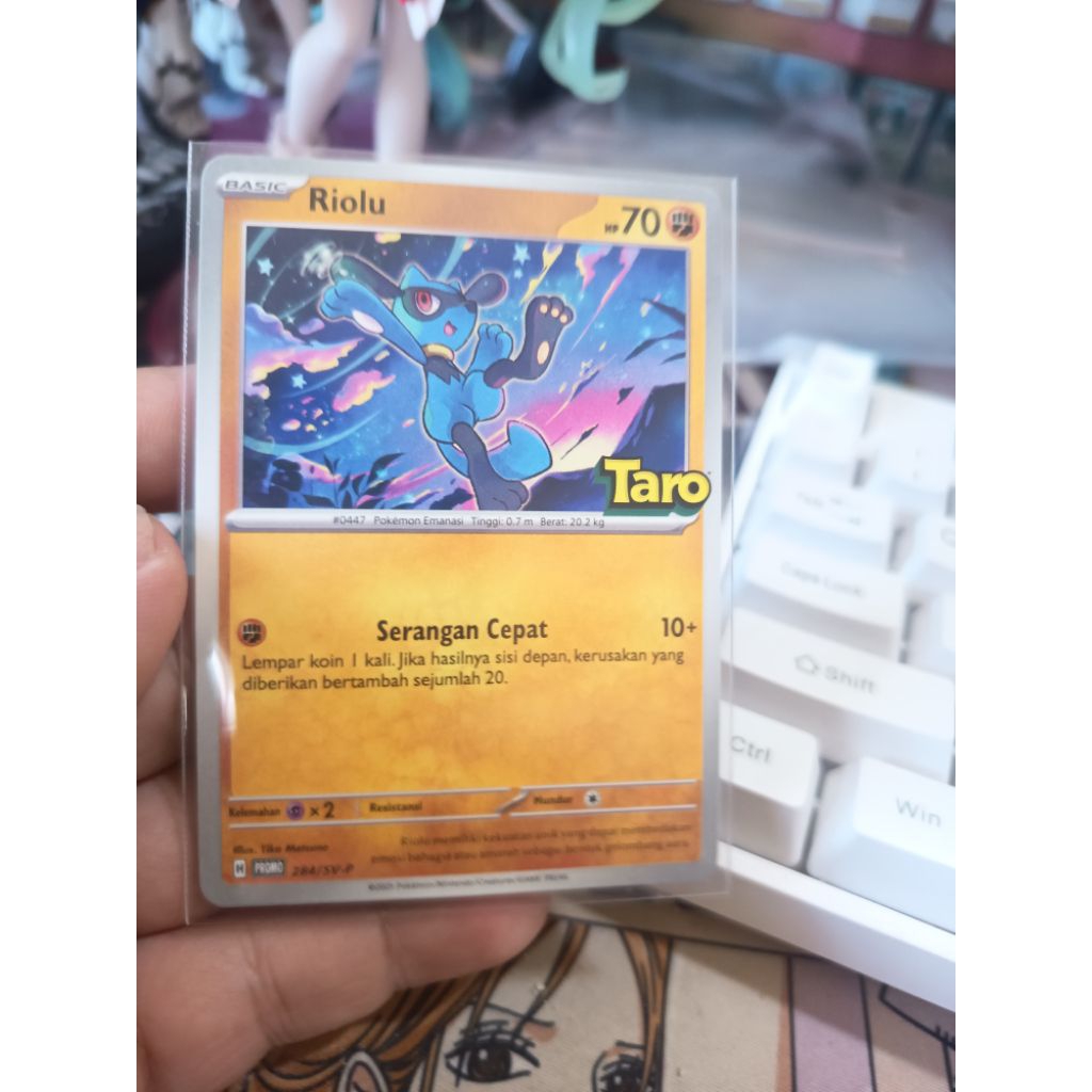 Riolu 284/SV-P - Promo Taro - Pokemon TCG Indonesia