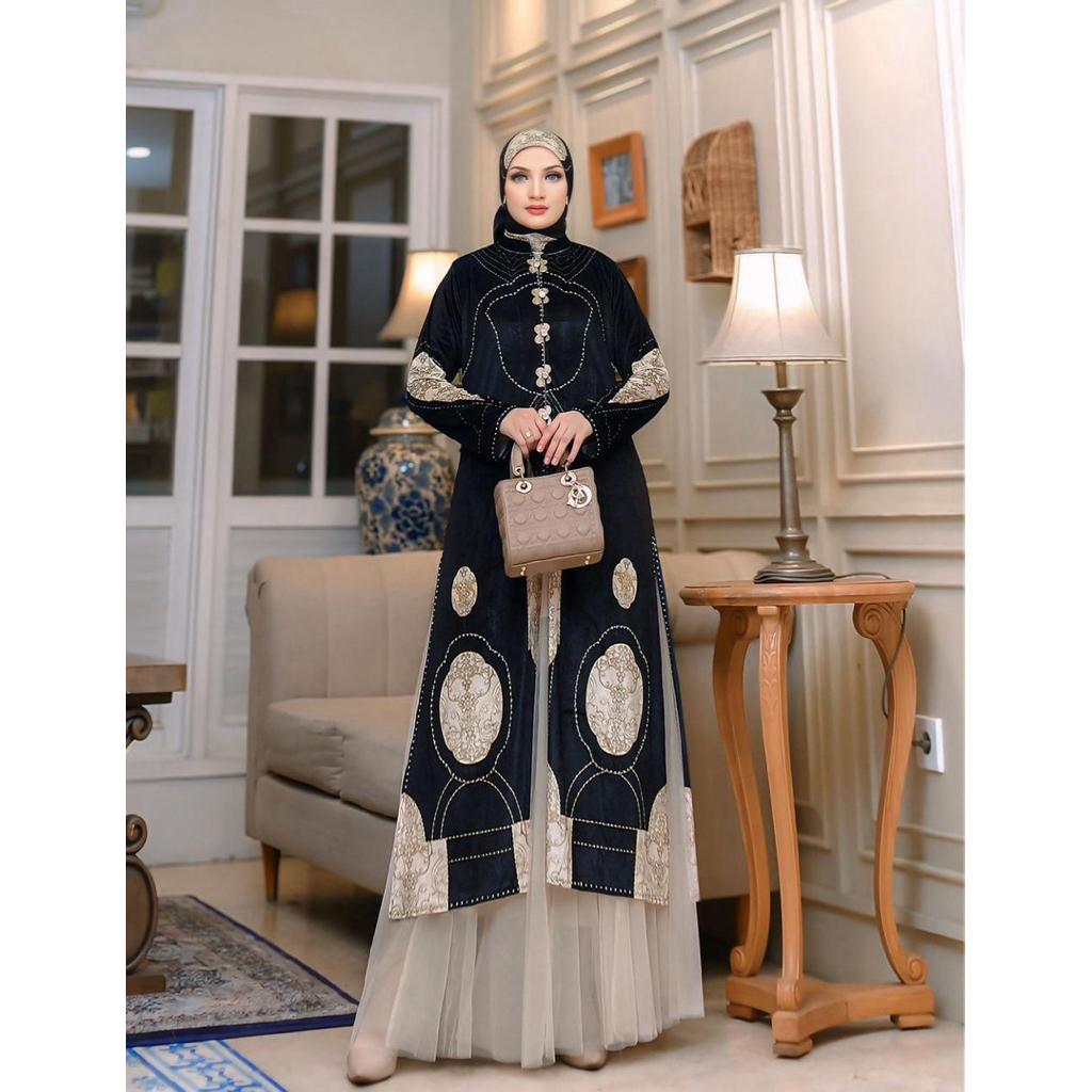Gamis Syari Premium Terbaru Rizni Series By Yodizen / Gamis Syari Cantik / Gamis Syari Kekinian / Ga