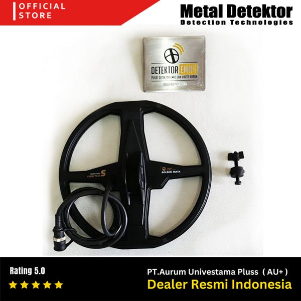 Metal Detektor GOLDEN MASK Coil  Fighter S Double D Waterproof - Golden Mask Coil 9.5 inch - 24 cm T