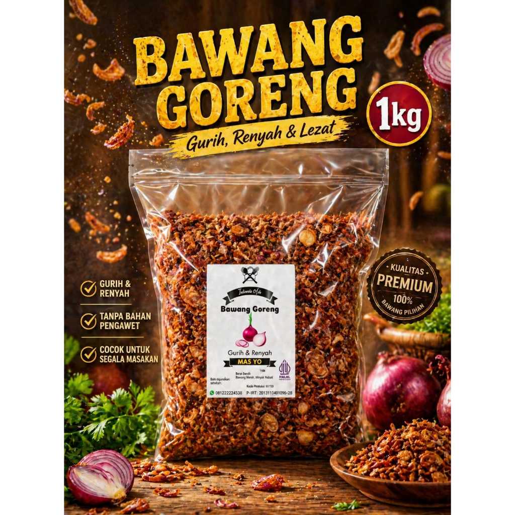Bawang goreng 1kg