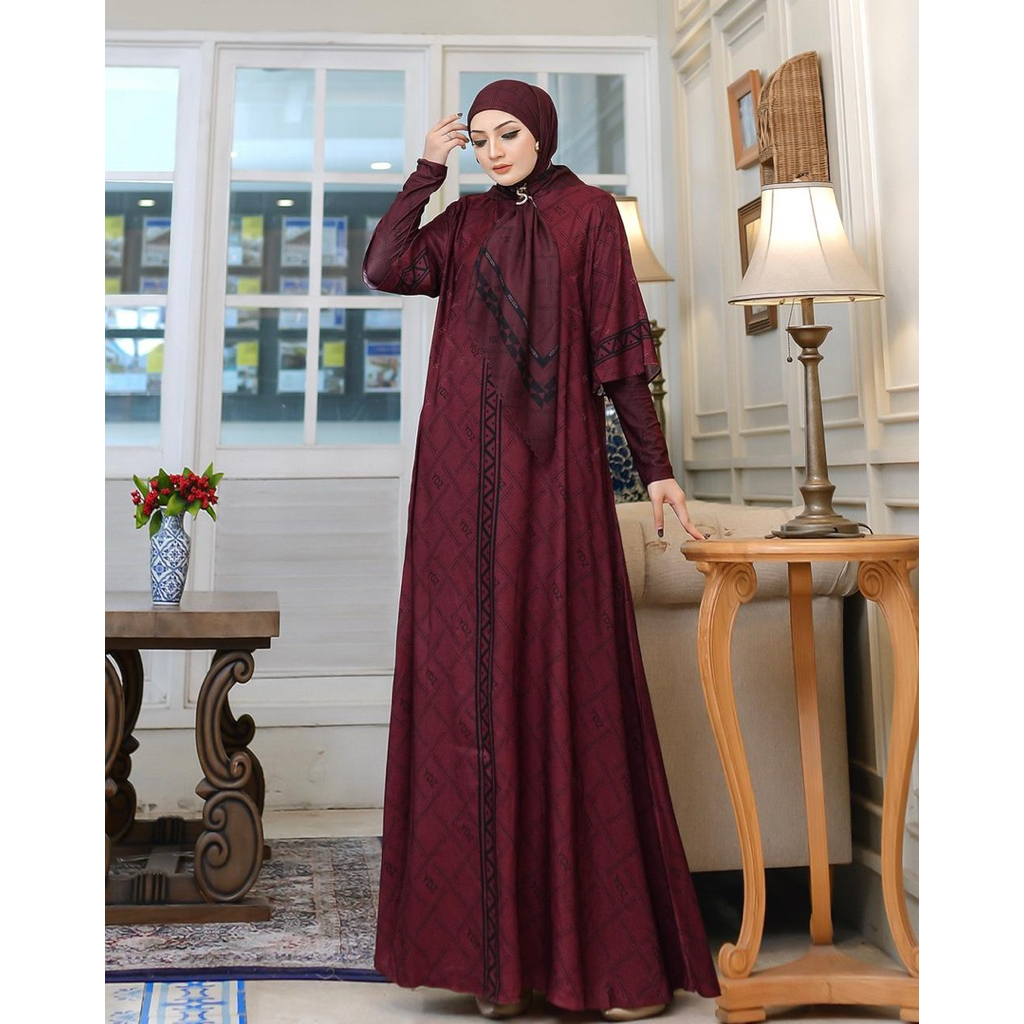 Gamis Syari Terbaru Falmi Series By Yodizen / Gamis Syari Cantik / Gamis Syari Kekinian / Gamis Syar
