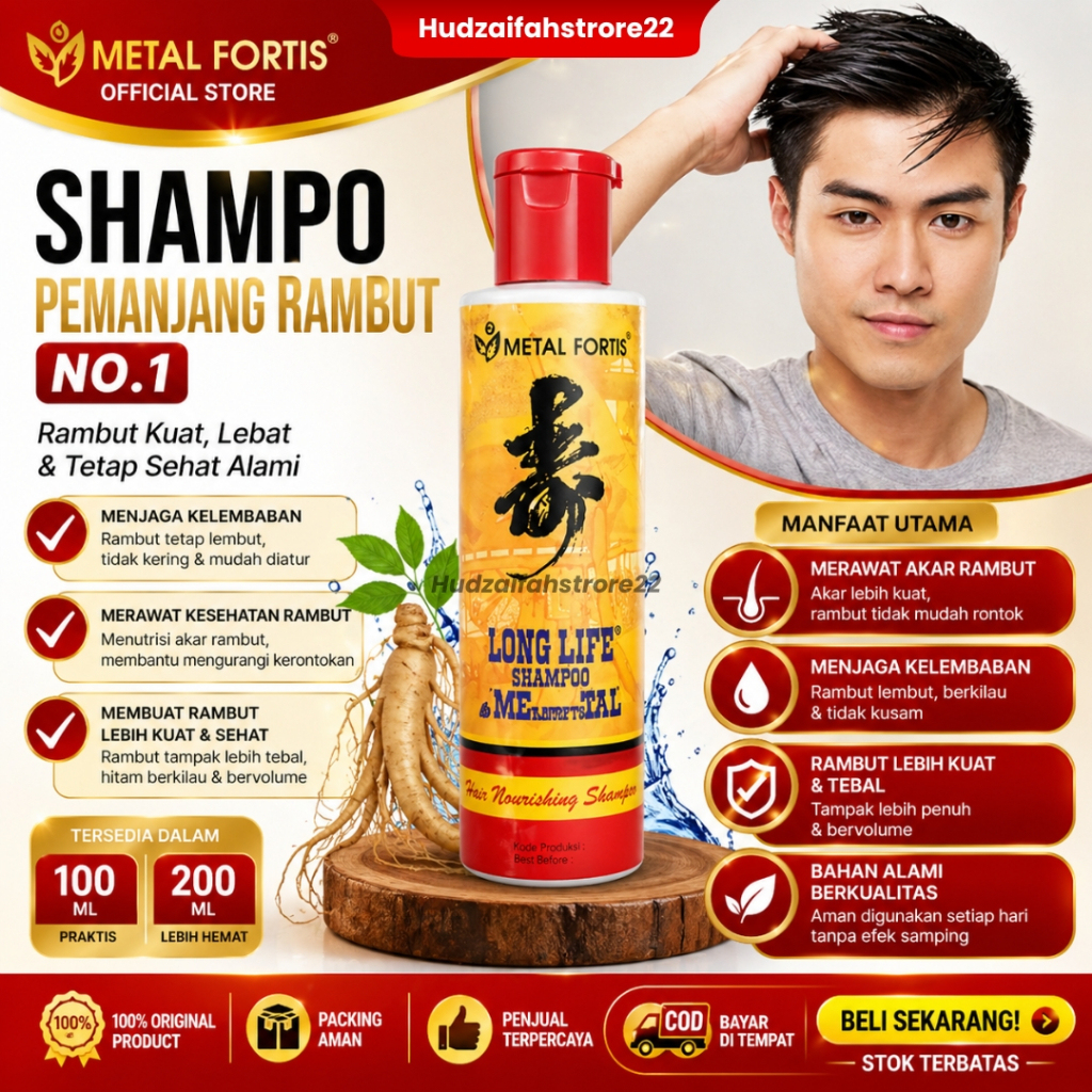 Sampo Pemanjang Rambut Dengan Cepat 100 ml Shampo Kuda Buat Manjangin Rambut Sampo Penebal Sampho Pe