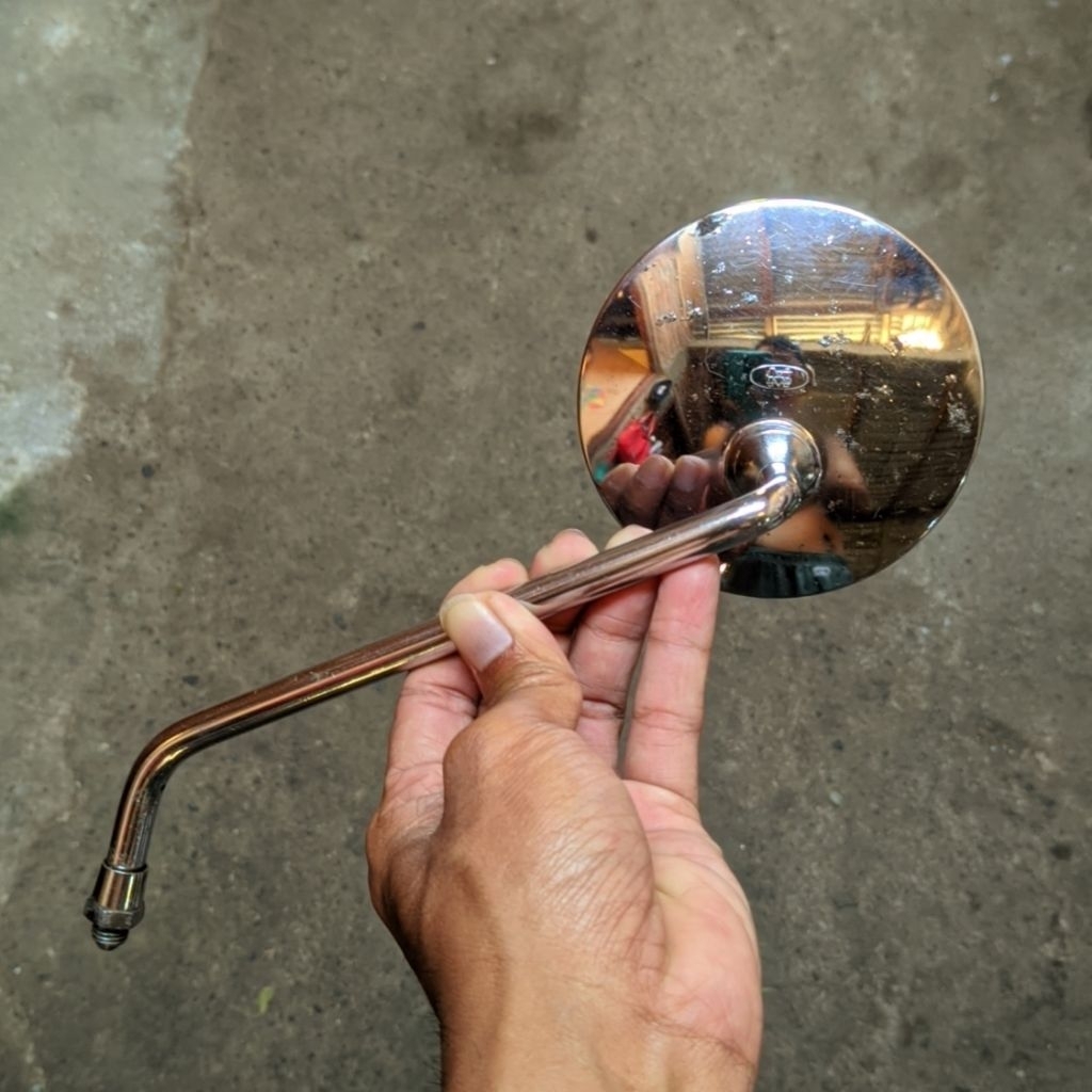 Spion kiri bulat honda gl100 tua cb k5 original