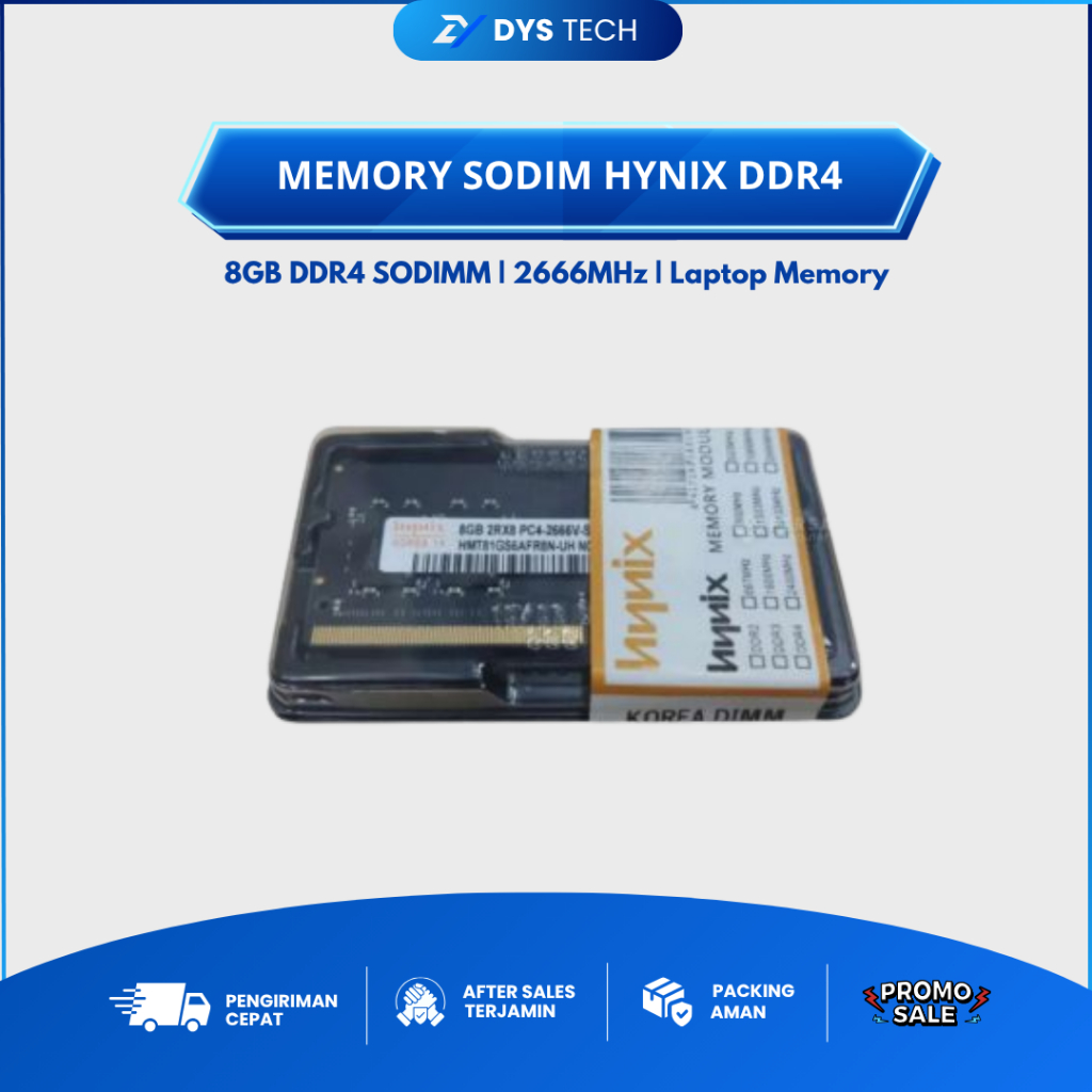 MEMORY SODIM HYNIX DDR4 8GB 2666Mhz