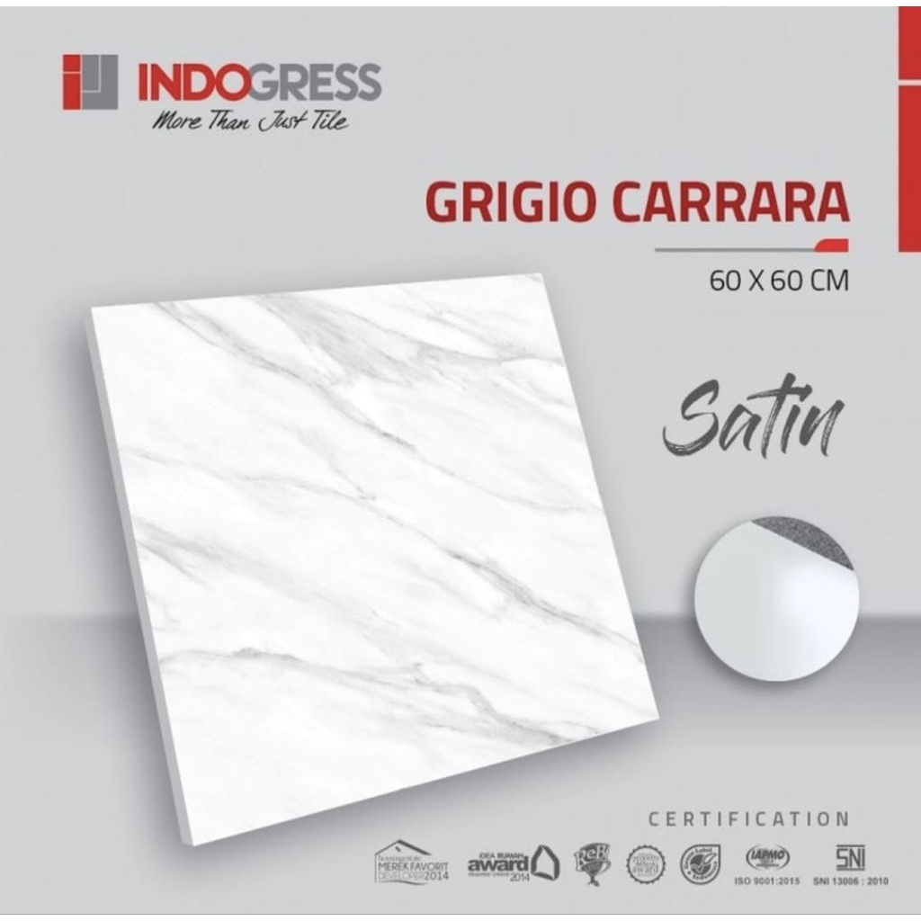 Granite 60x60 Indogress Grigio Carrara | Satin