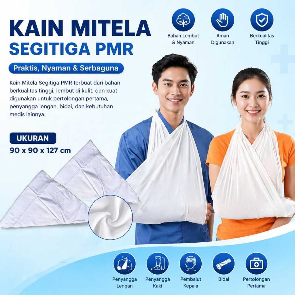 Kain Mitela Jumbo Kain Segitiga Pramuka Pmr Pmi