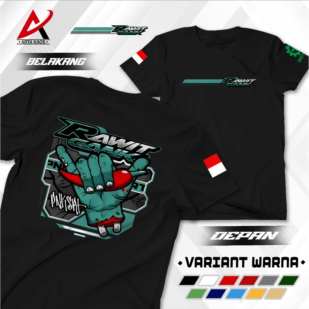 ARTAKAOS - BAJU KAOS DISTRO RAWIT GANK | PETANI CABE RAWIT | KAOS UNISEX | BAJU DISTRO ADEM, LEMBUT 