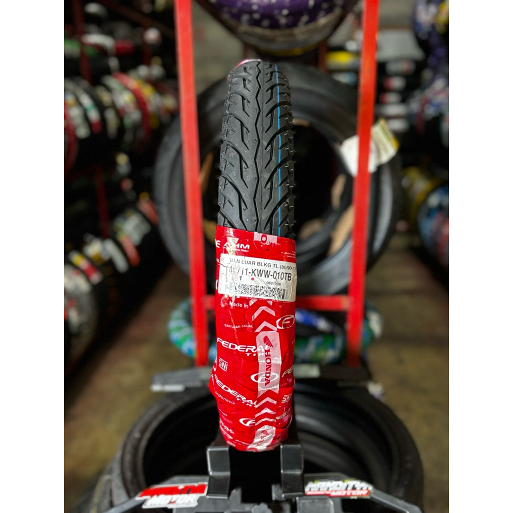 Ban AHM federal 70/90-17 80/90-17 tidak tubeles AHM KWW AHM KTM ban motor Honda federal Supra x 125 