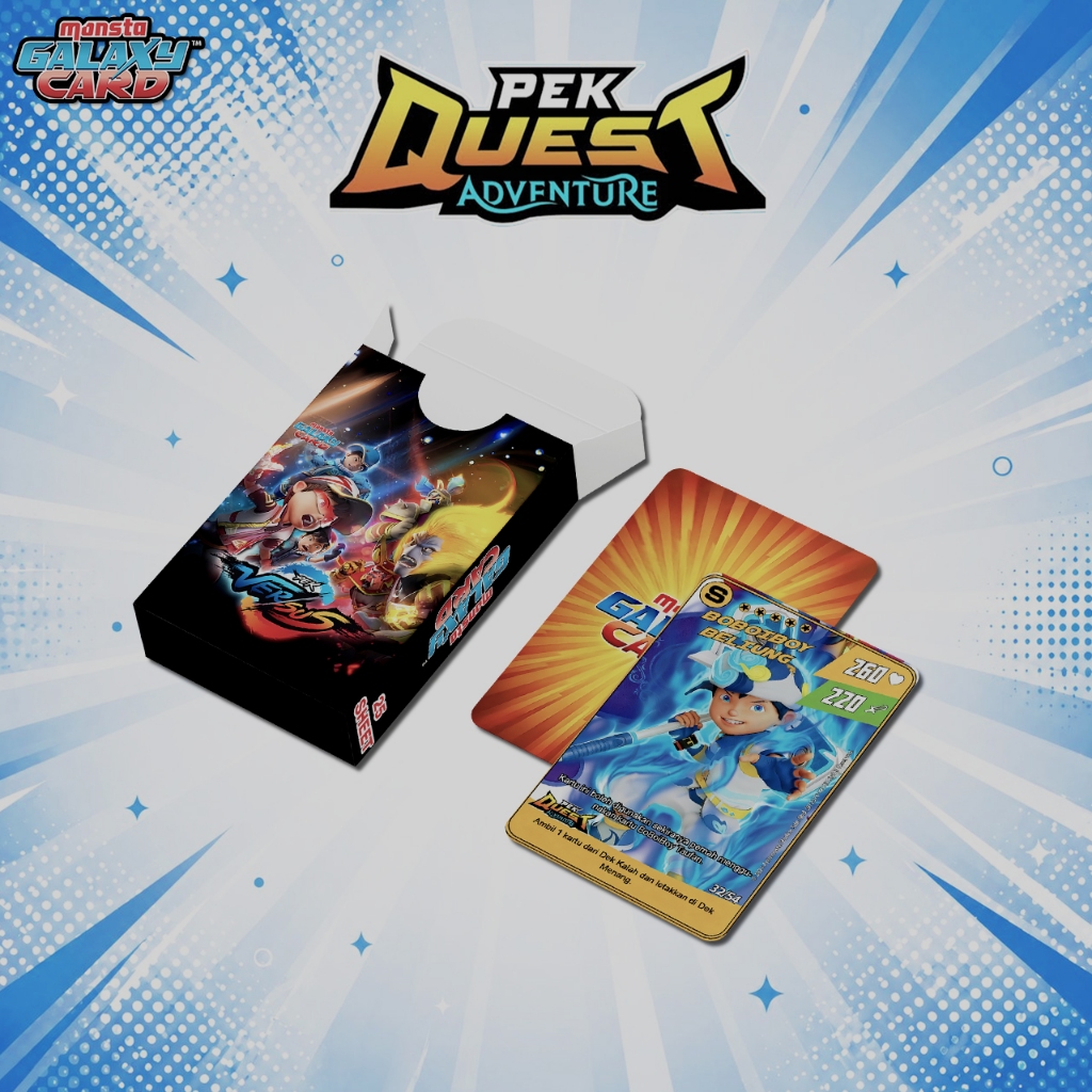 BOBOIBOY MONSTA GALAXY CARD PEK QUEST ADVENTURE