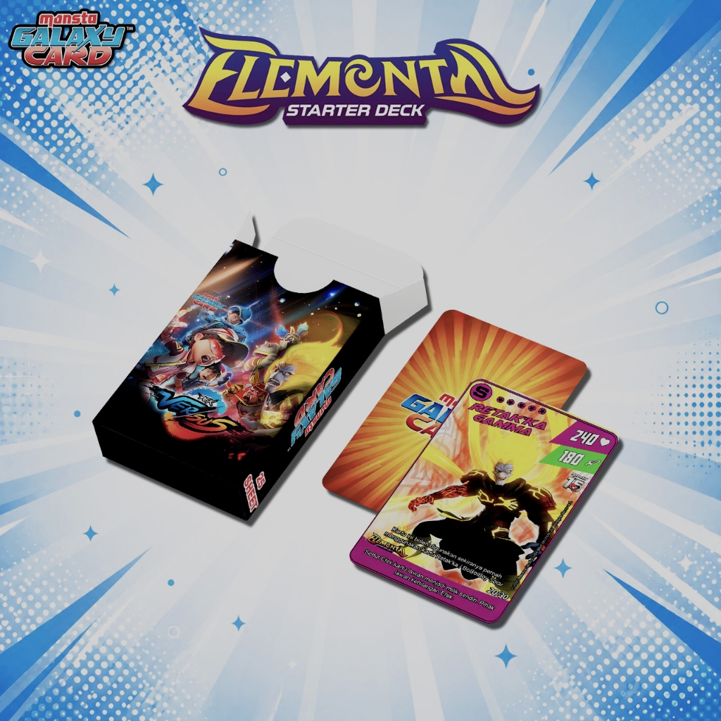 BOBOIBOY MONSTA GALAXY CARD PEK ELEMENTAL