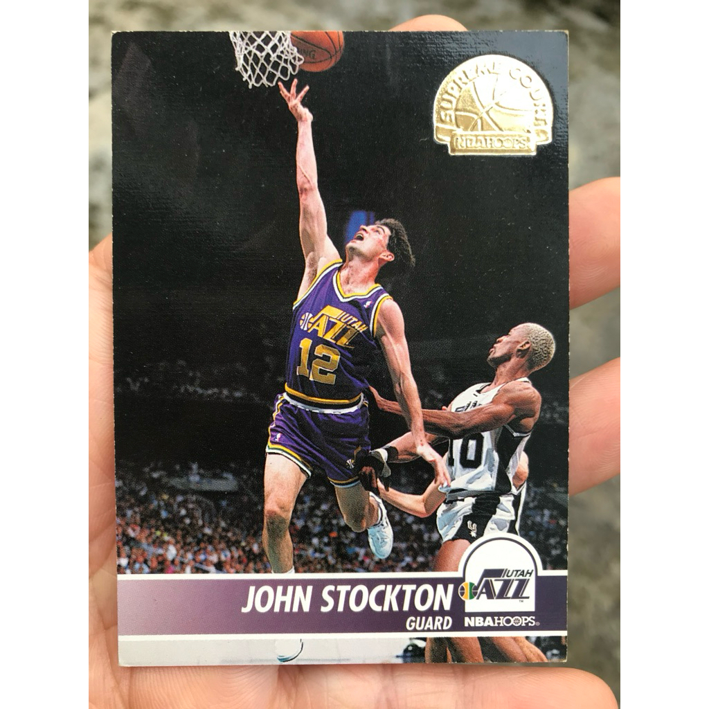 KARTU NBA JOHN STOCKTON DENNIS RODMAN CARD BASKETBALL HOOPS 1994