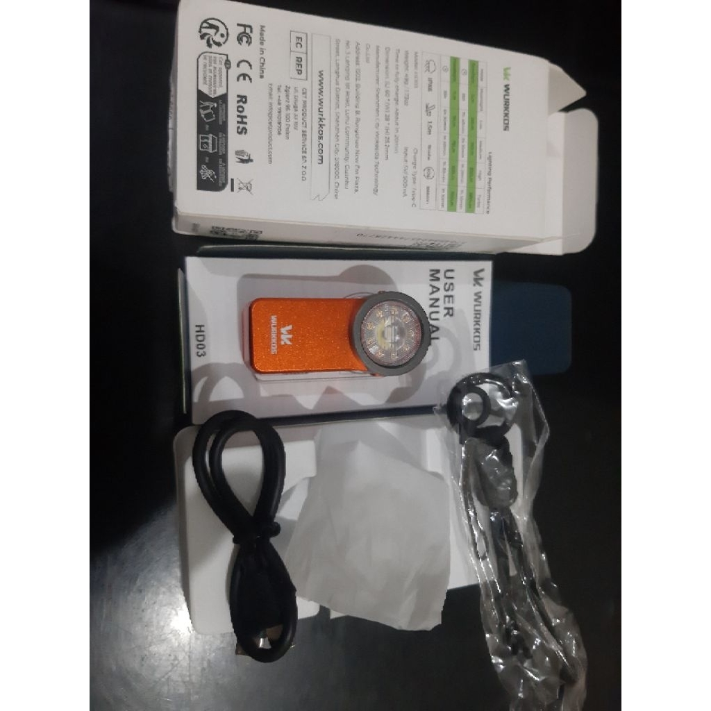 Senter Wurkkos HD03 flashlight