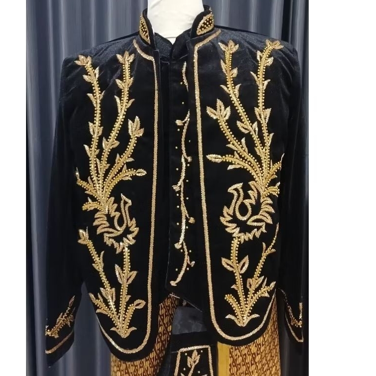 Beskap pengantin jawa/beskap pengantin solo/beskap bludru solo