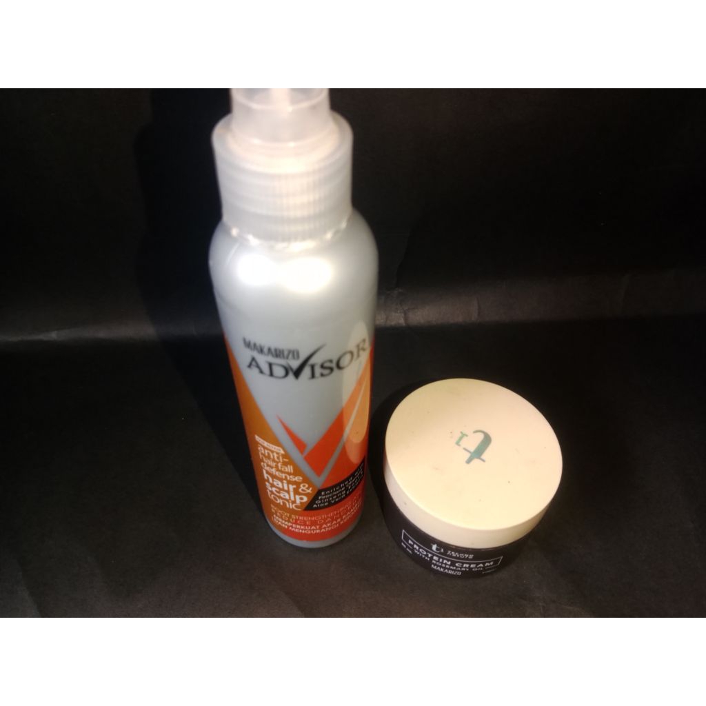 preloved beli makarizo hair & scalp tonic free 1 makarizo protein cream