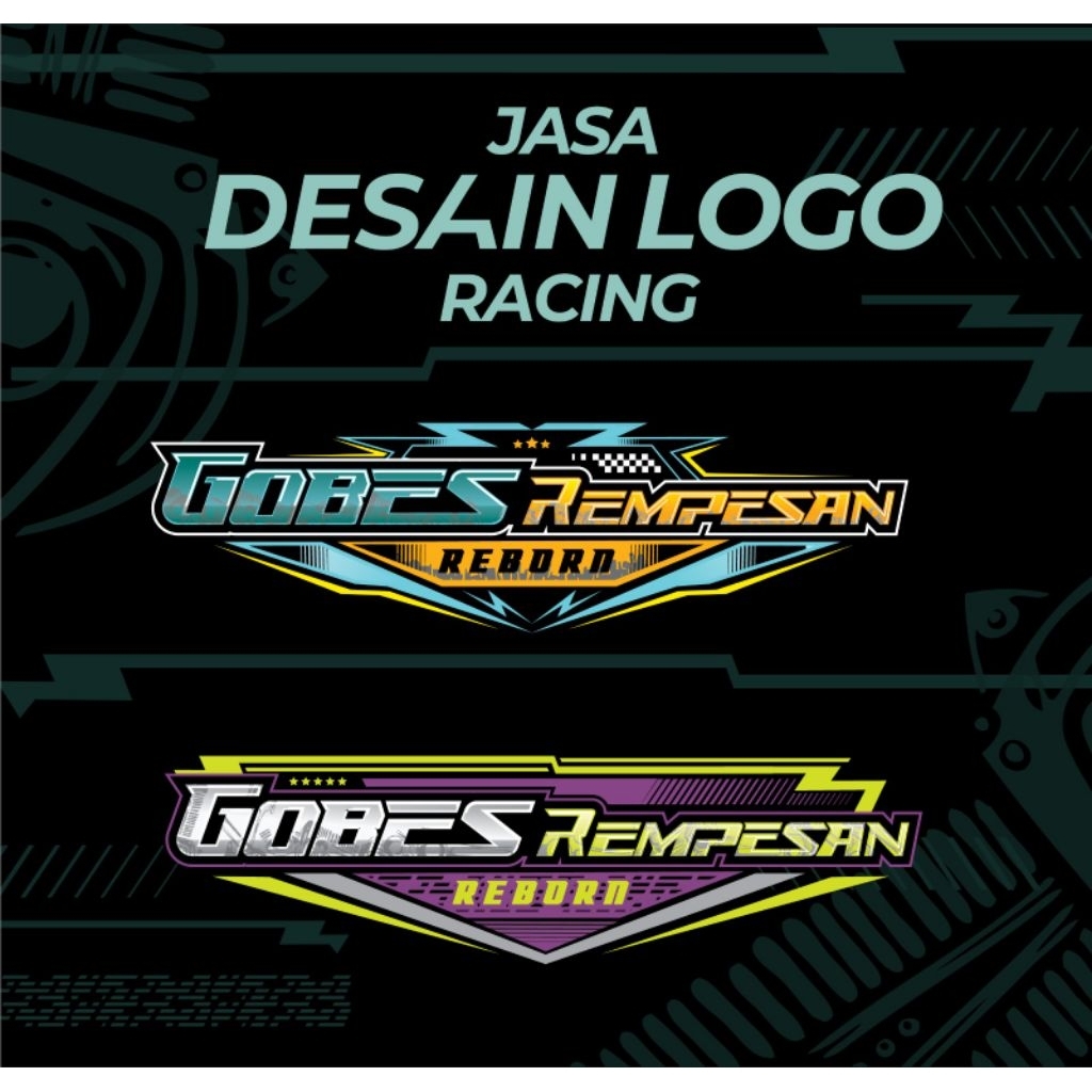 jasa logo desain racing,sound system, bengkel