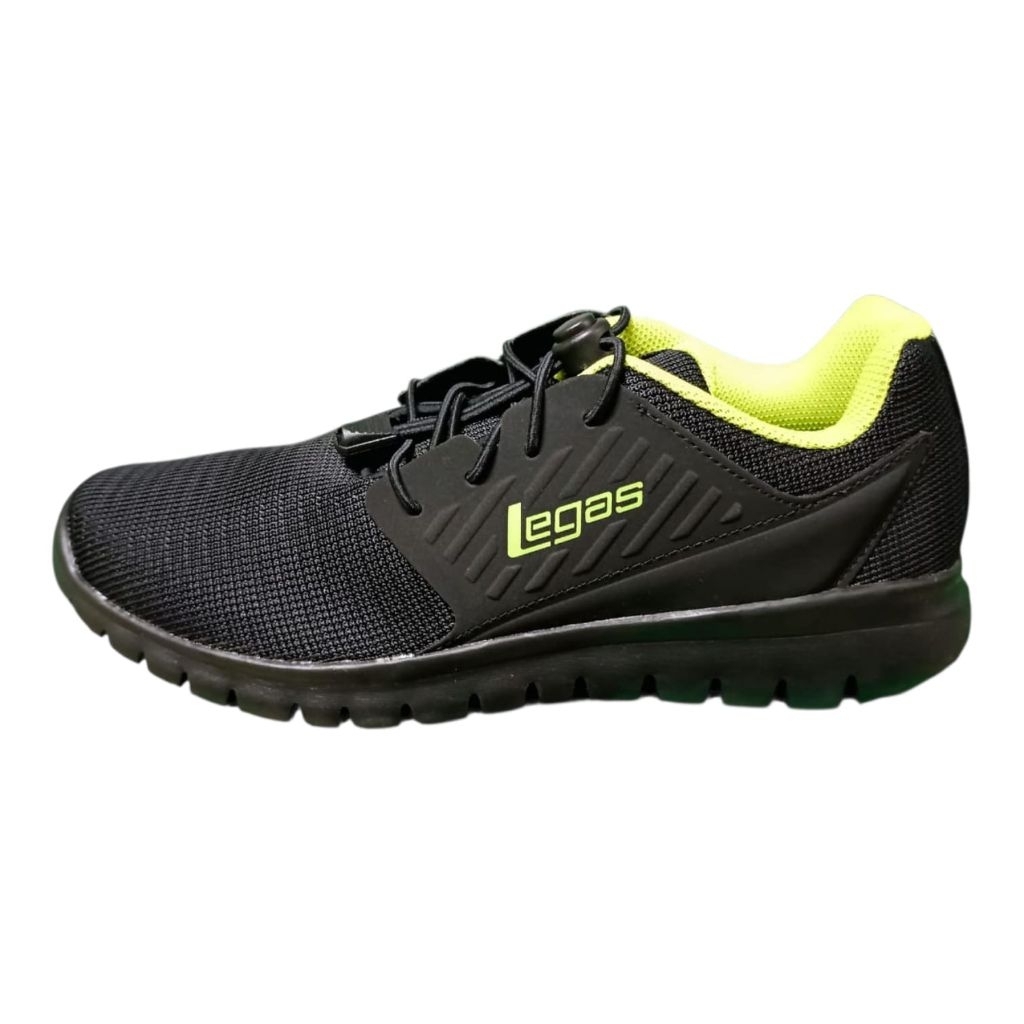 Sepatu League Legas Freedom LA M Hitam Running Shoes Pria Wanita Original