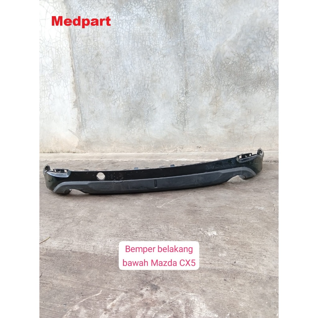 Spoiler Garnish Bemper Bumper Belakang Bawah Mazda CX-5 CX5 CX 5 Copotan Original Garansi